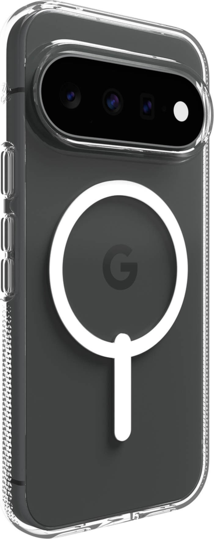Strengthened with Graphene, ZAGG's Crystal Palace Snap series case combines a slim, crystal-clear profile with up to 13 ft drop protection and strong built-in magnets for magnetic accessories.