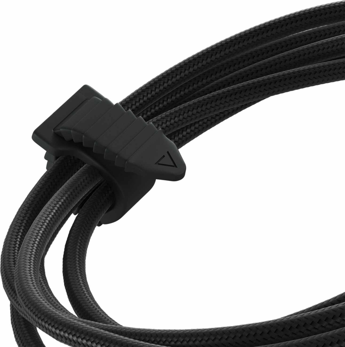 Statik - PowerPivot Pro Nylon Braided Charge/Sync Cable USB-C to USB-C 6.6ft Black