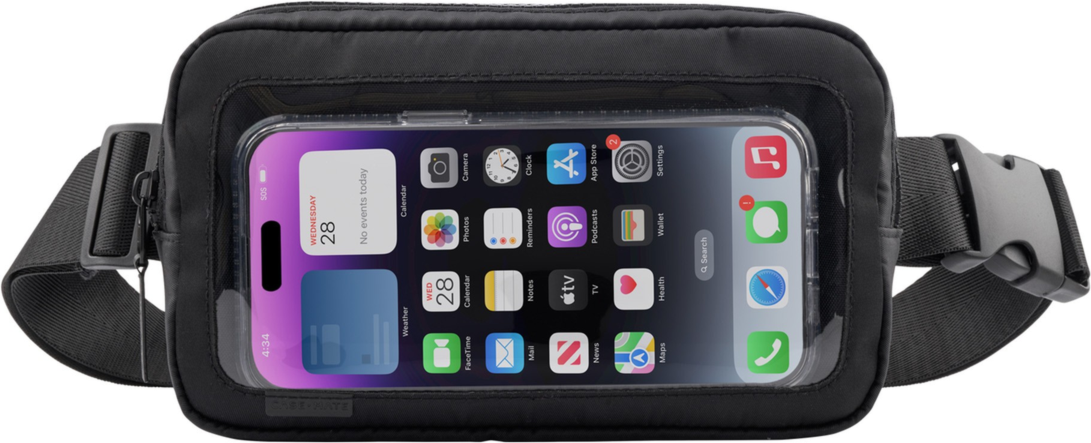 <p>Merging fashion and convenience, this sleek accessory from Case-Mate allows mobile users to stay hands-free while having access to their phone, keys, cash, and other essentials.</p>