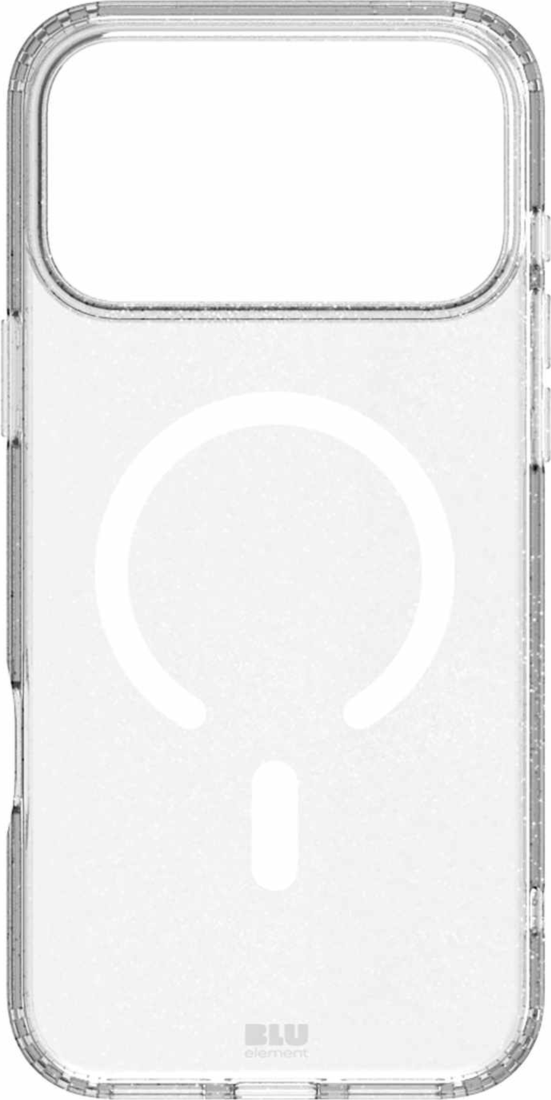 Blu Element - DropZone Rugged MagSafe Case Clear Glitter for iPhone 17 Pro Max