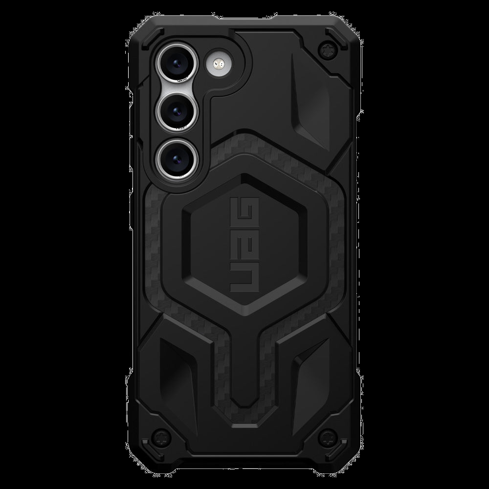 <p>The quintessential, all-terrain, rugged protective case now available with built-in magnet module. The UAG Monarch Pro case is equipped with premium materials for premium protection.</p>