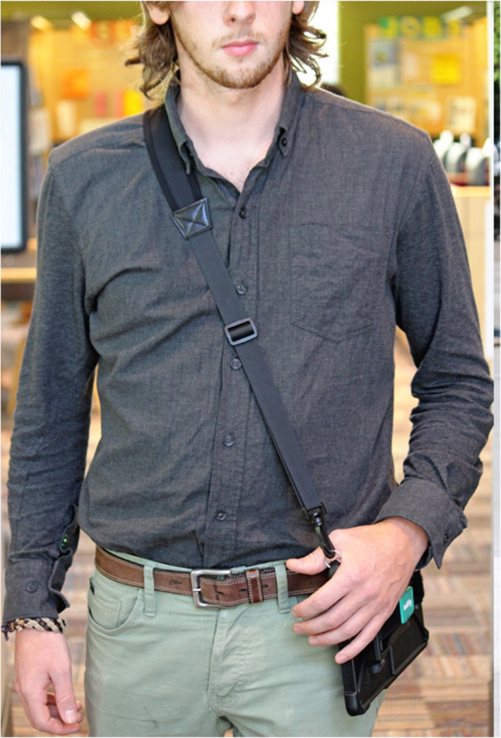 Comfortably carry tablets with the RAM Shoulder Strap for RAM IntelliSkin® cases works for left or right shoulder.