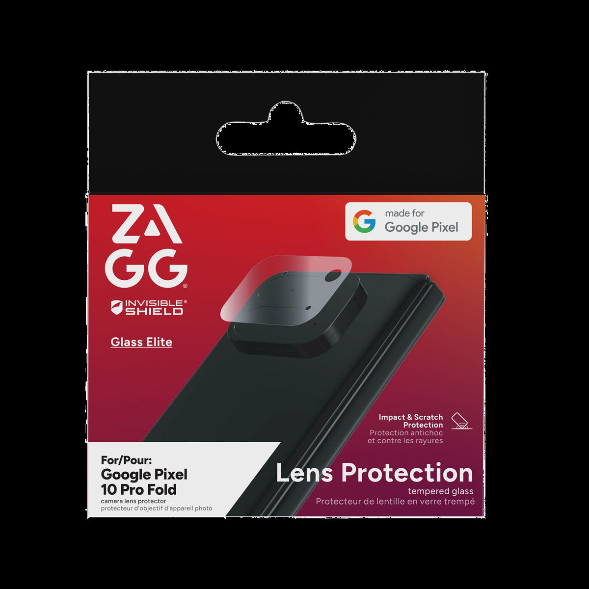 The InvisibleShield ZAGG Glass Elite AR Lens Protector is designed to safeguard the phone camera lenses while offering anti-reflective technology and precise fit.