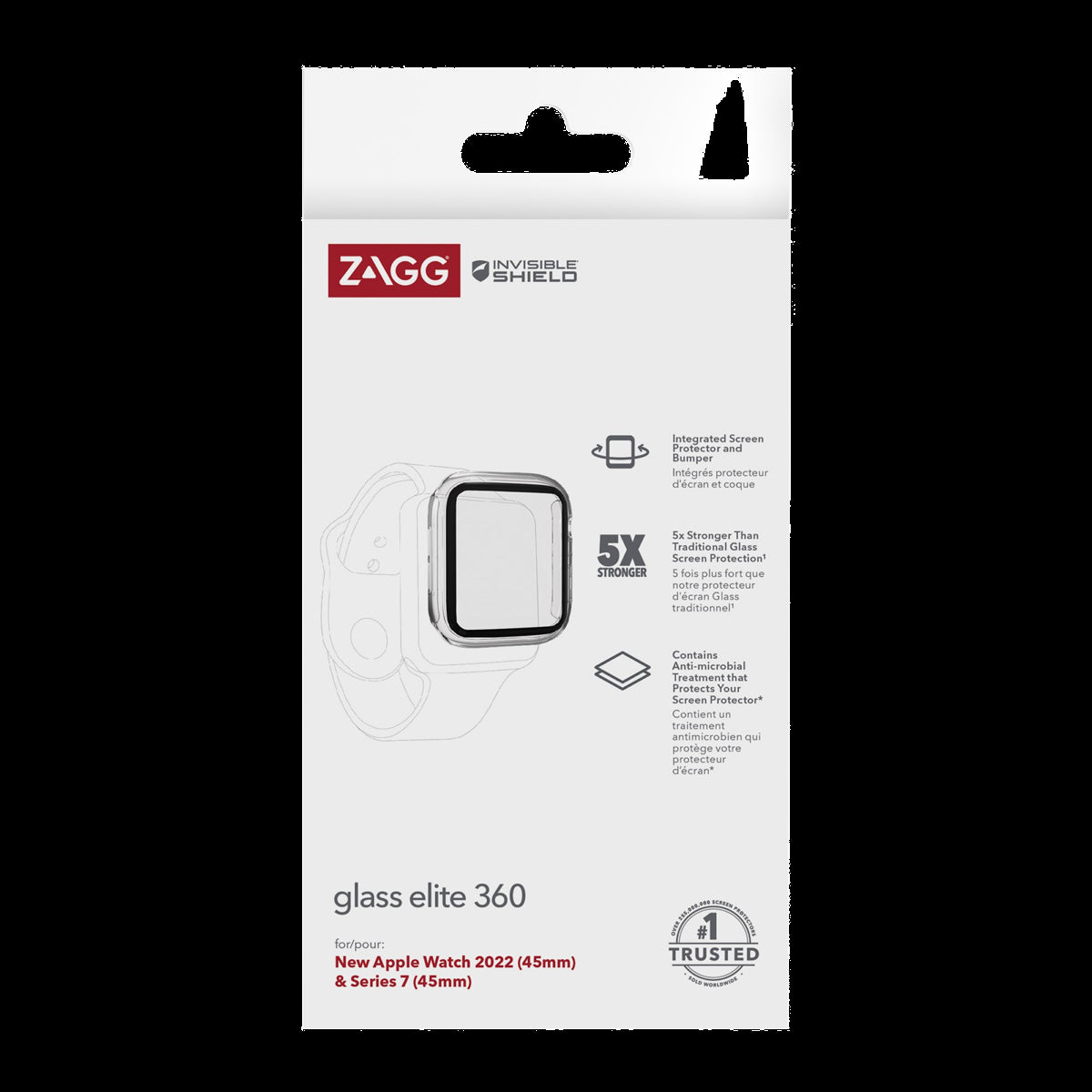 <p>Get full 360° Protection for the Apple Watch with the InvisibleShield Glass Elite 360, featuring a tough polycarbonate bumper which protected the bezel of the watch from nicks and scratches.</p>