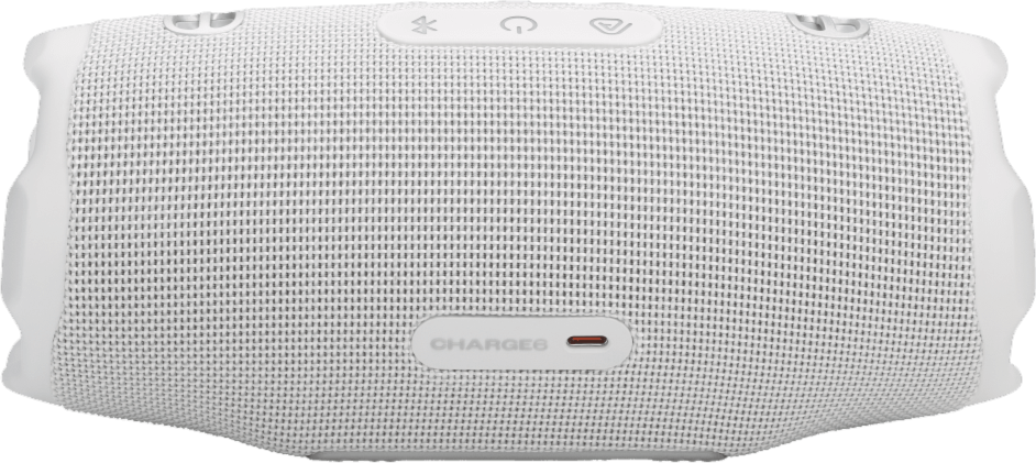 JBL - Charge 6 Waterproof Bluetooth Speaker - White