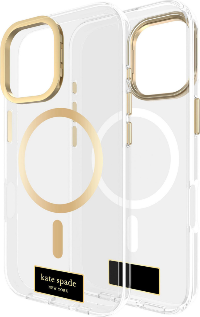 Kate Spade - Protective MagSafe Case with Stand for Apple iPhone 17 - Icon Clear