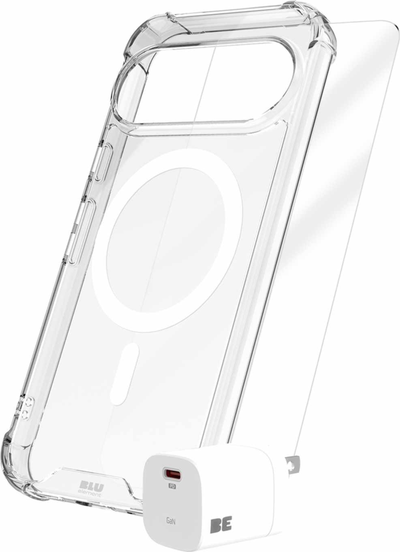 Blu Element - Ensemble de protection totale transparente pour Google Pixel 11