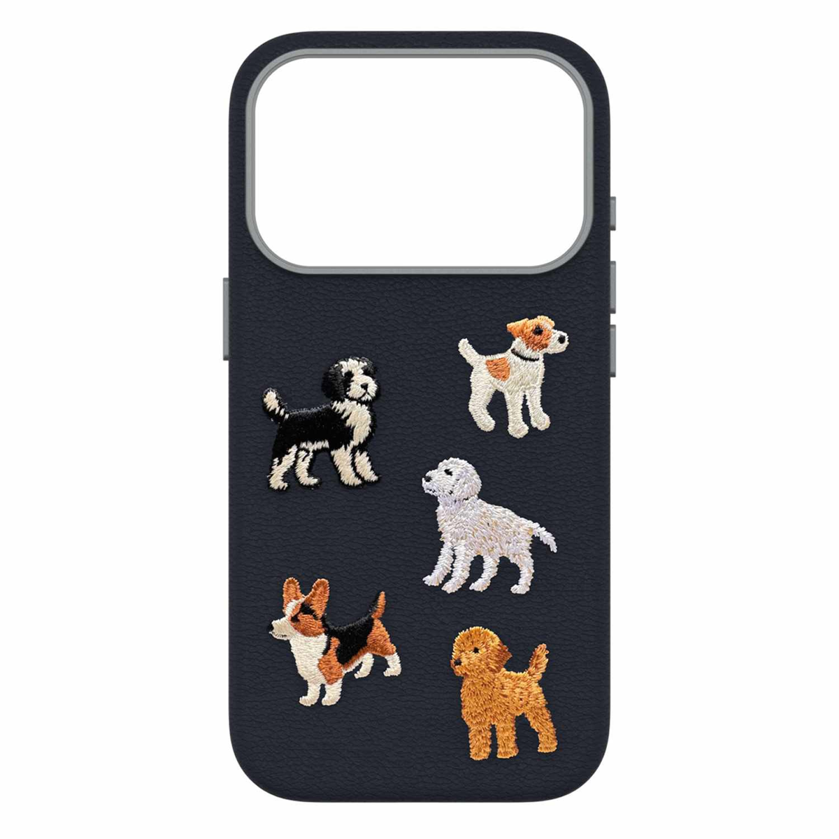 OtterBox - Symmetry Cactus Leather Embroidery MagSafe Case Barskerville for iPhone 18 Pro/17 Pro
