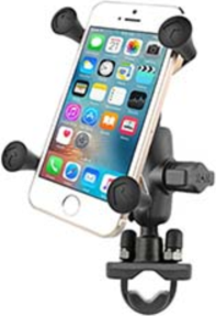 The RAM® X-Grip® Universal Rail U-Bolt Mount for Bikes & Motorcycles is ideal for handlebars providing stable device support for handsfree navigation.