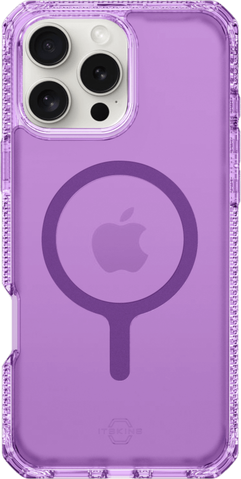 ITSKINS AP6UHBVARLIPP Étui Hybrid_R Vapor MagSafe Violet Clair pour iPhone 16 Pro Max