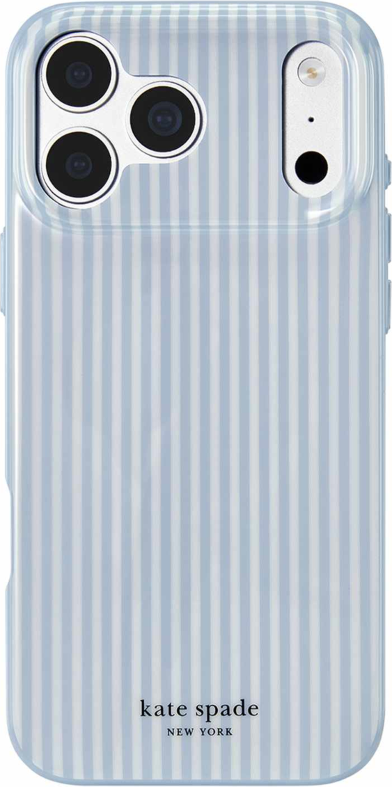 Kate Spade - Protective MagSafe Case Stripe Diamond Blue for iPhone 18 Pro/17 Pro