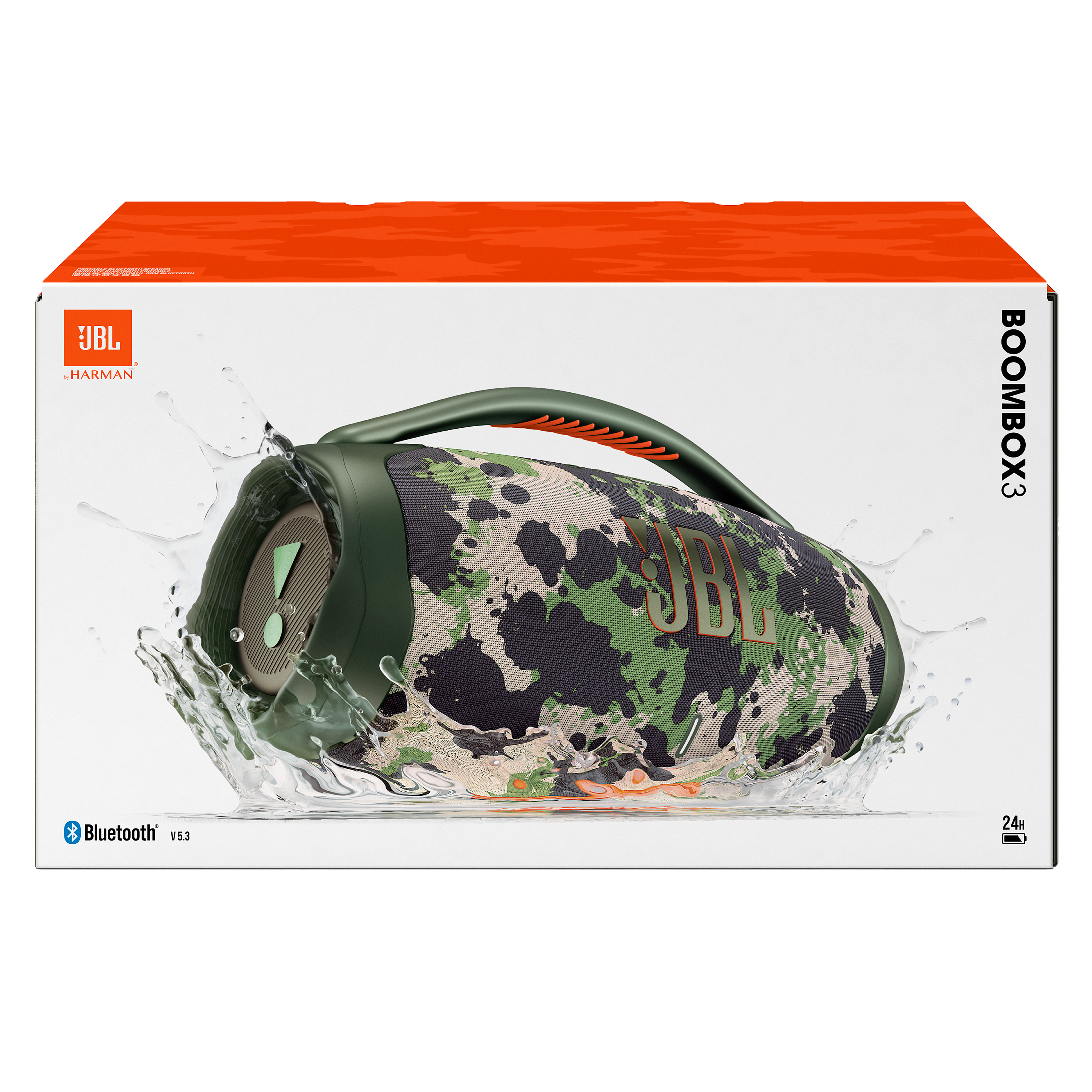 JBL - Boombox 3 Bluetooth Speaker - Squad