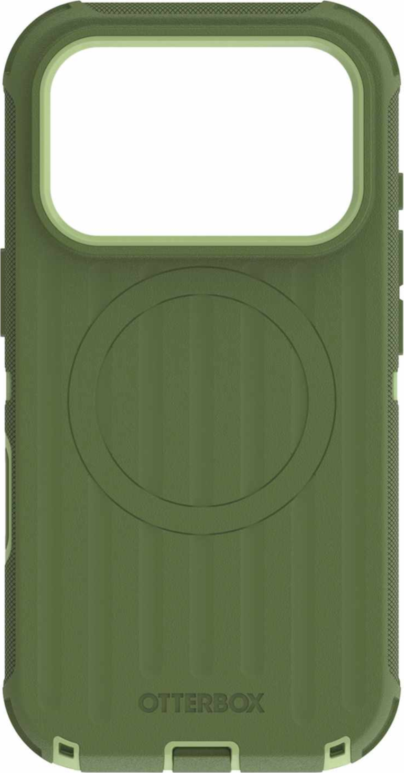 OtterBox - Defender Pro MagSafe Case Halfwise Green for iPhone 18 Pro/17 Pro