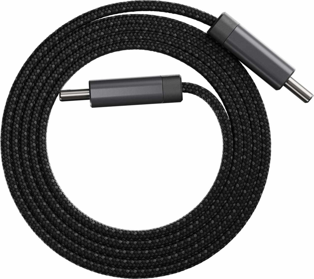 Statik - MagStack Slim Pro Charge/Sync Cable USB-C to USB-C 3.3ft Black