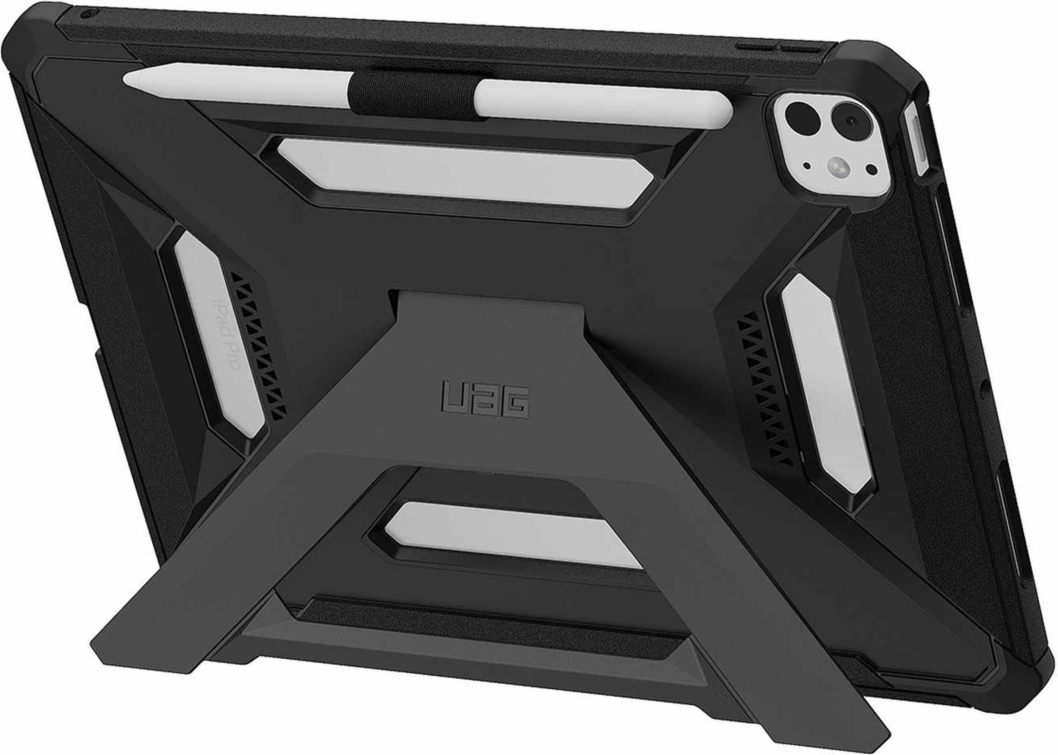 UAG 124491114040 Étui Scout+ avec Béquille Noir pour iPad Pro 11 2024 (5e Gén)
