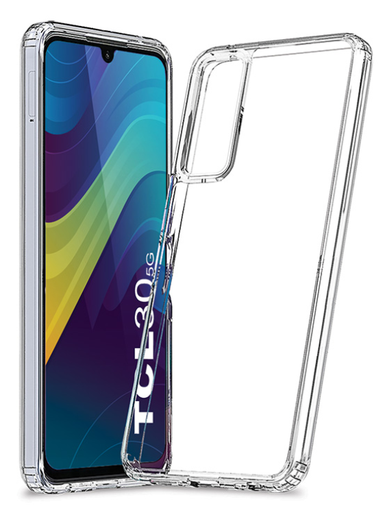 Adreama - TCL 30 5G Crystal Clear Shockproof Case