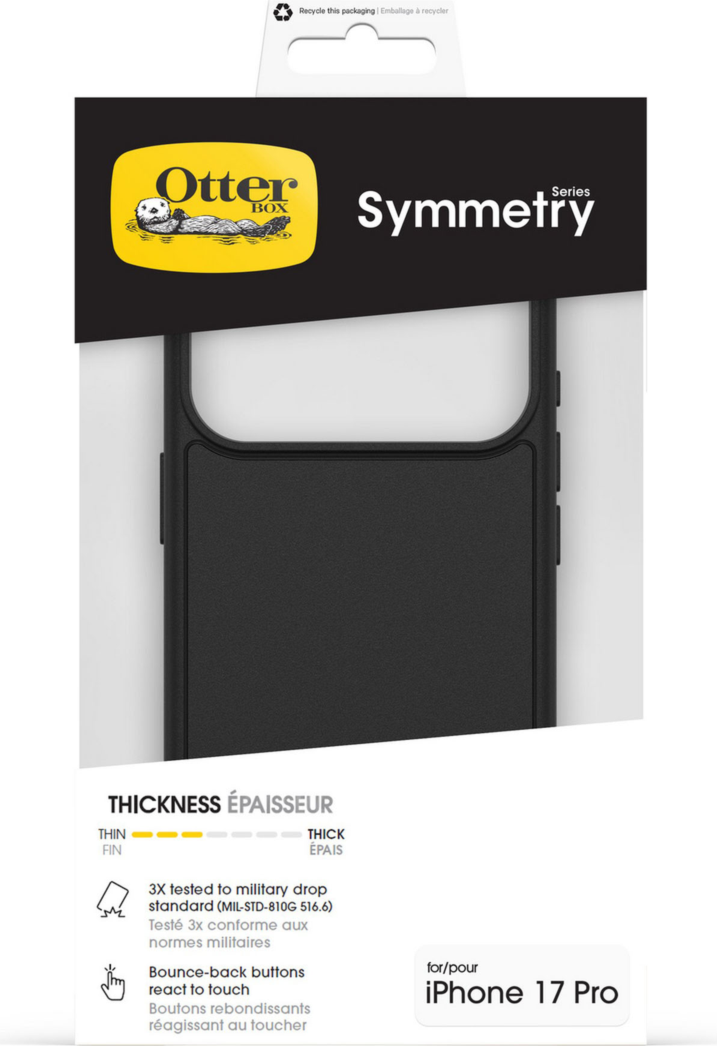 The OtterBox Symmetry Series with MagSafe is a thin case that makes a bold visual statement in a design that's slim and understated.