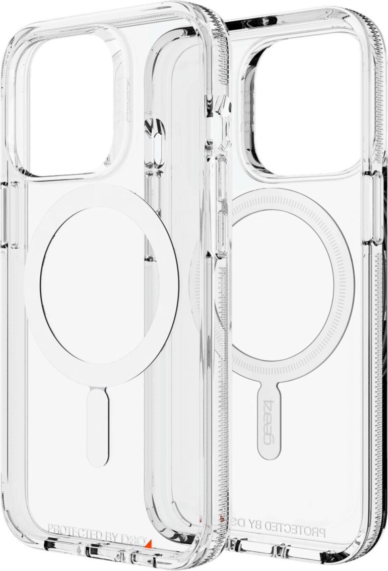 Designed to show off the original design of the device, the Gear4 Crystal Palace case features a sleek clear construction with D3O® Crystalex™ inside the case, and the signature MagSafe ring.