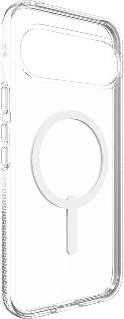 Strengthened with Graphene, ZAGG's Crystal Palace Snap series case combines a slim, crystal-clear profile with up to 13 ft drop protection and strong built-in magnets for magnetic accessories.