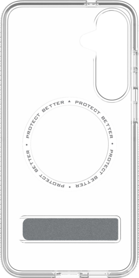 Strengthened with Graphene, ZAGG's Crystal Palace Snap series case with kickstand combines an ultra-slim, crystal-clear profile with up to 13 ft of drop protection.