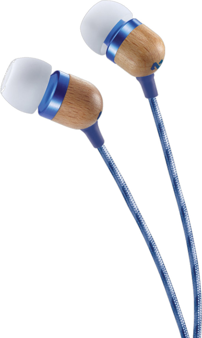Immerse yourself in rich sound with the beautifully designed The House of Marley Smile Jamaica in-ear headphones.