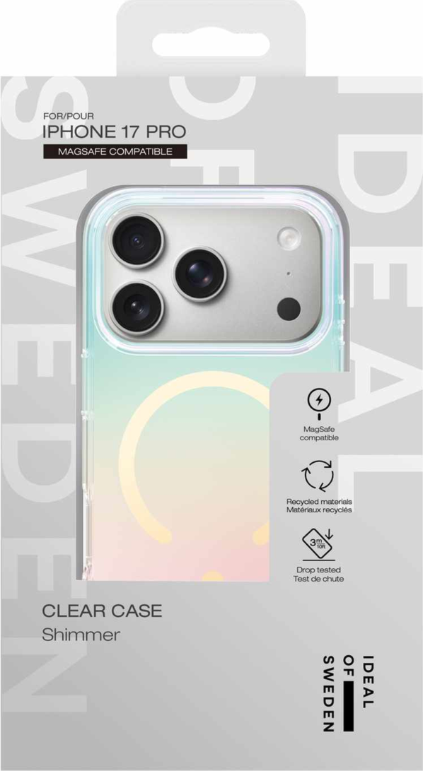 Ideal of Sweden - Clear MagSafe Mid Case Shimmer for iPhone 17 Pro