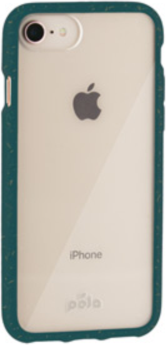 iPhone SE (2020)/8/7/6s/6 Compostable Eco-Friendly Protective Case - Clear/Green