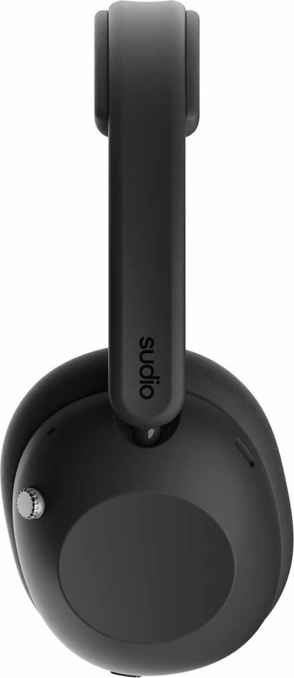 Sudio K3BLK Casque Supra-Auriculaire K3 à Réduction de Bruit Active (ANC) Noir