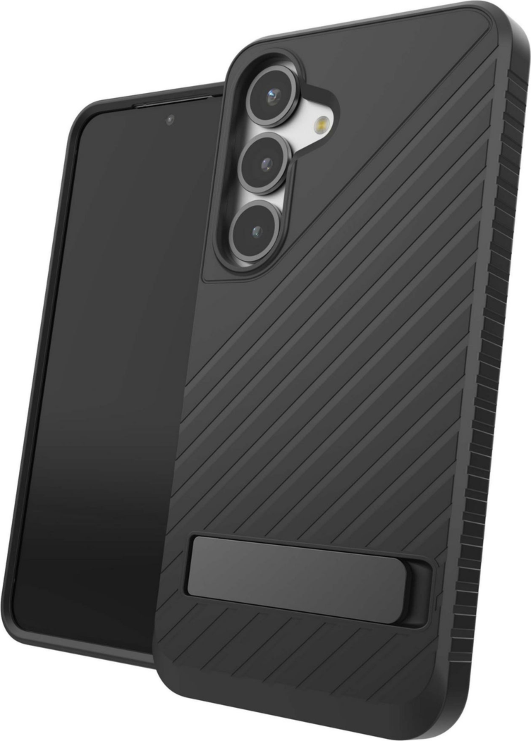 Strengthened with Graphene, ZAGG’s Denali series case with kickstand offers an impressive 16 ft of drop protection.