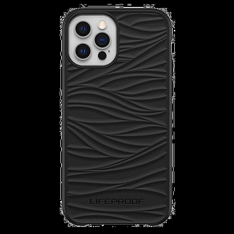 The LifeProof WAKE protective case features a fashion forward wave pattern and 2-meter drop protection, all in an ultra-thin one-piece design made from over 85% ocean based recycled plastic.