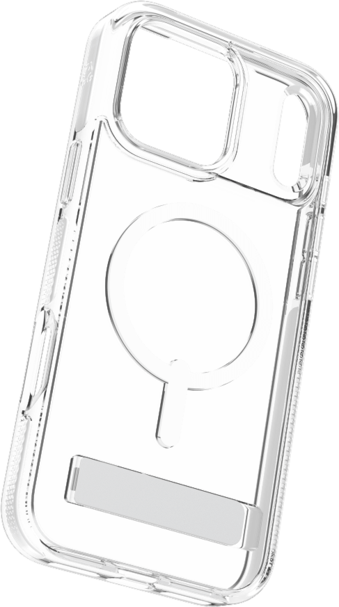 ZAGG - Santa Cruz Snap MagSafe Case with Kickstand for Apple iPhone 17 Pro Max - White