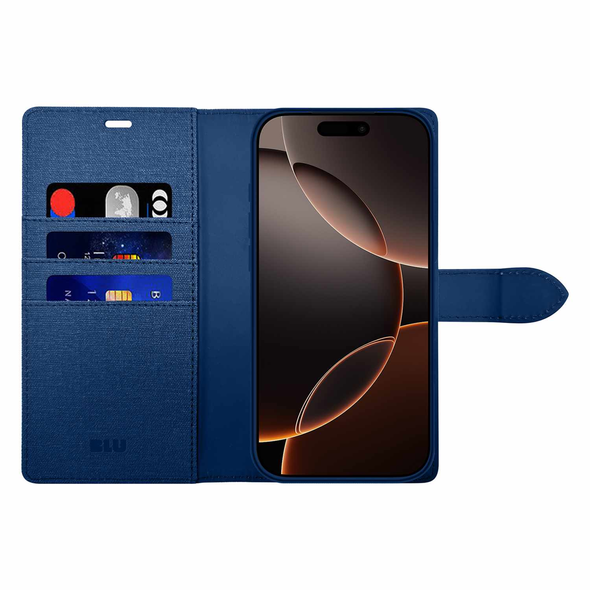 Blu Element - Folio 2-in-1 Case Lazuli Blue for iPhone 18 Pro/17 Pro