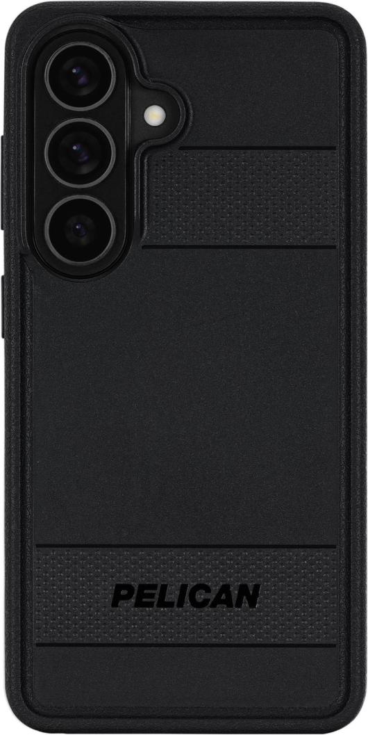 The Pelican Protector Case delivers military-spec 16-foot drop protection with an impact-resistant design, a shock-absorbing lining, and strong built-in magnets.