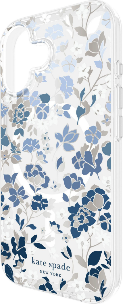 Kate Spade - Protective MagSafe Case for Apple iPhone 17 Pro - Flowerbed Blue