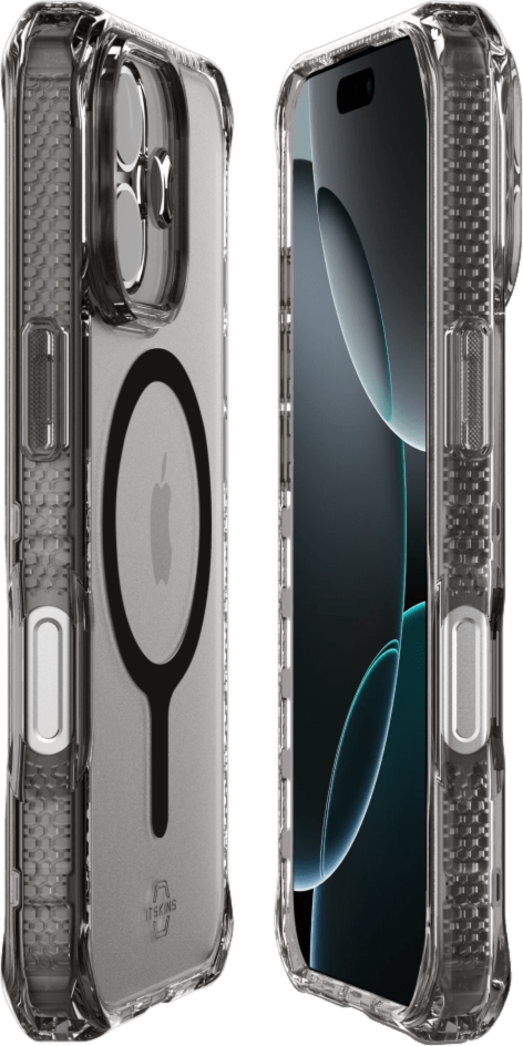 ITSKINS AP7NHBVARSMOK Étui Hybrid_R Vapor MagSafe Smoke pour iPhone 17