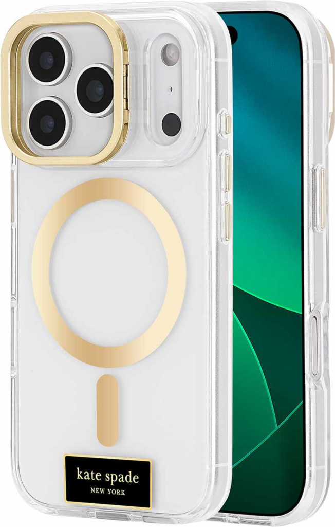 Kate Spade - Protective MagSafe Case with Stand for Apple iPhone 17 Pro - Icon Clear