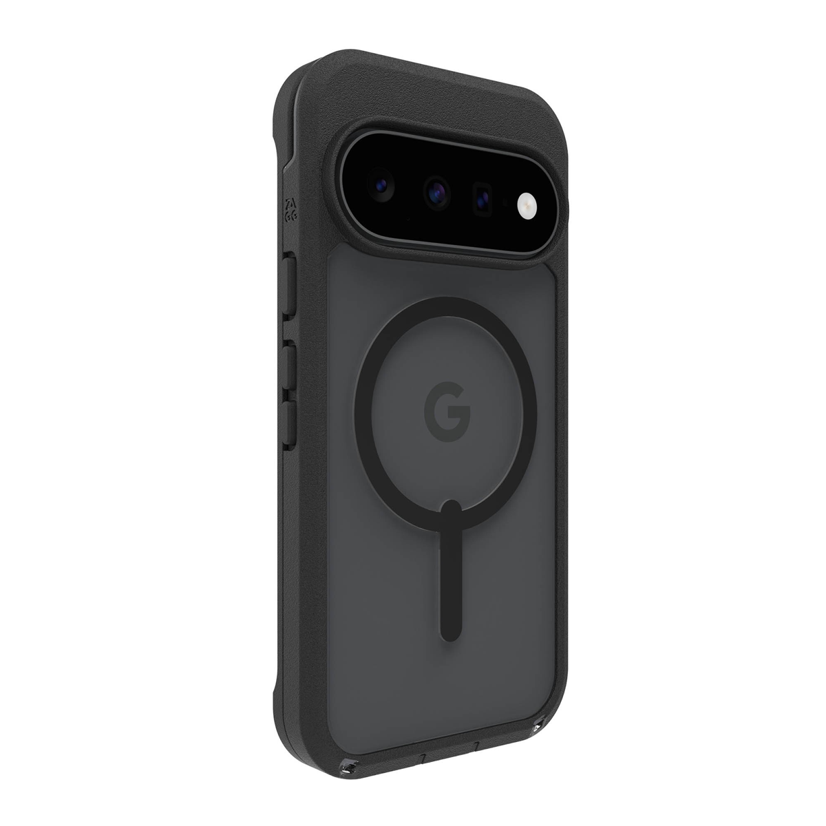 Protecting devices from drops up to 22 feet, the ZAGG Rainier case offers extreme protection with a kickstand and magnetic ring compatible with magnetic accessories.