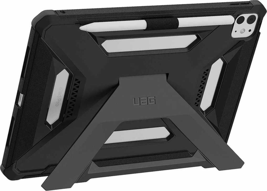 UAG 124491114040 Étui Scout+ avec Béquille Noir pour iPad Pro 11 2024 (5e Gén)