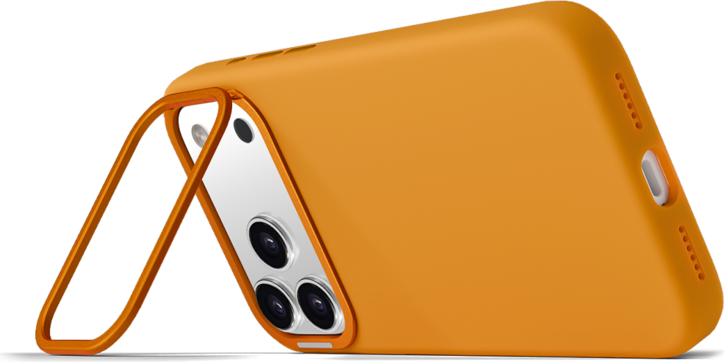 LOGiiX Vibrance Silicone Case for iPhone 17 Pro/18 Pro - Orange