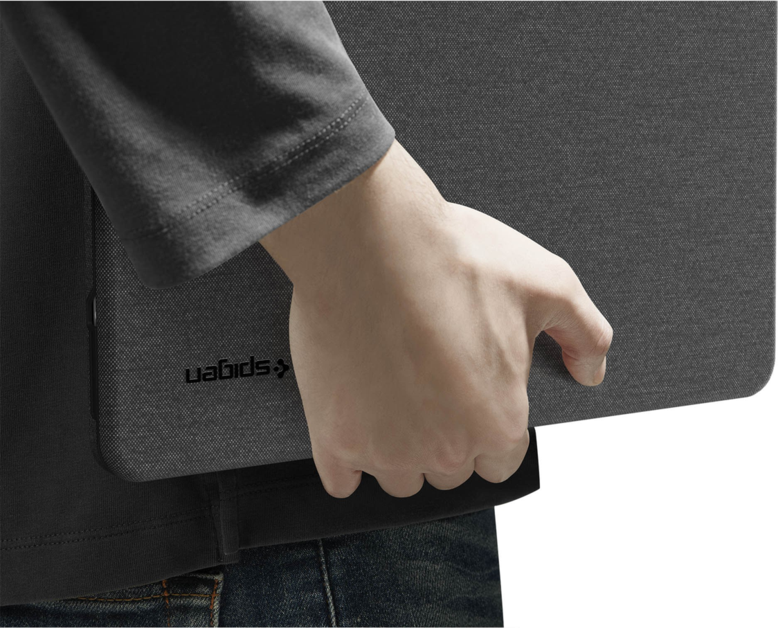 The Spigen Urban Fit Case delivers slim everyday protection with a premium knit fabric exterior and a durable hard shell that helps guard against scratches and daily wear.