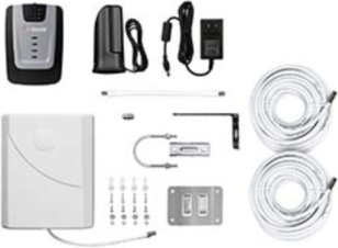 The WeBoost Home Room In-Building Signal Booster Kit is best used to boost cellular signals for a desktop workspace in the home or small office.