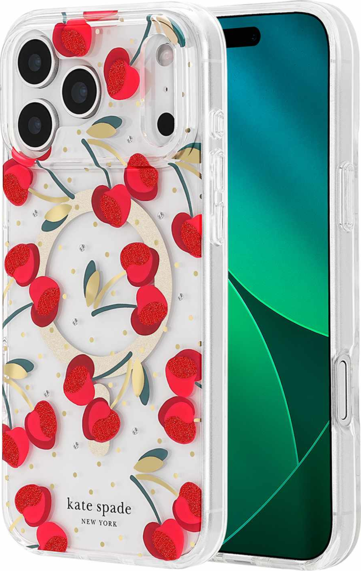 Kate Spade - Protective MagSafe Case Cherry Dot for iPhone 18 Pro/17 Pro