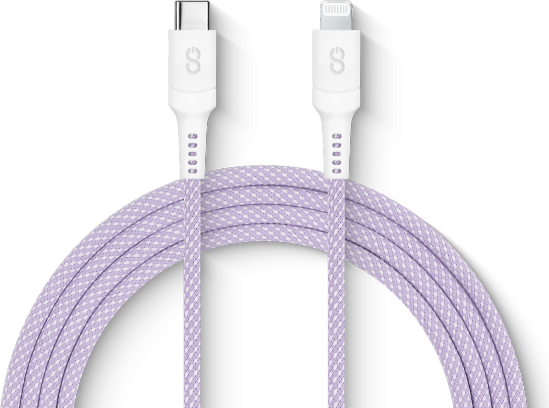 LOGiiX Vibrance Connect USB-C to Lightning - Purple