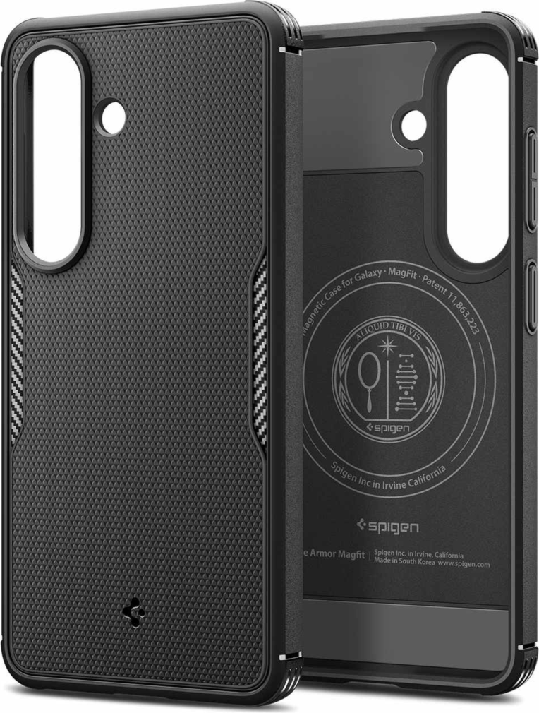 Spigen - Coque Core Armor avec aimants, noir mat, pour Samsung Galaxy S26
