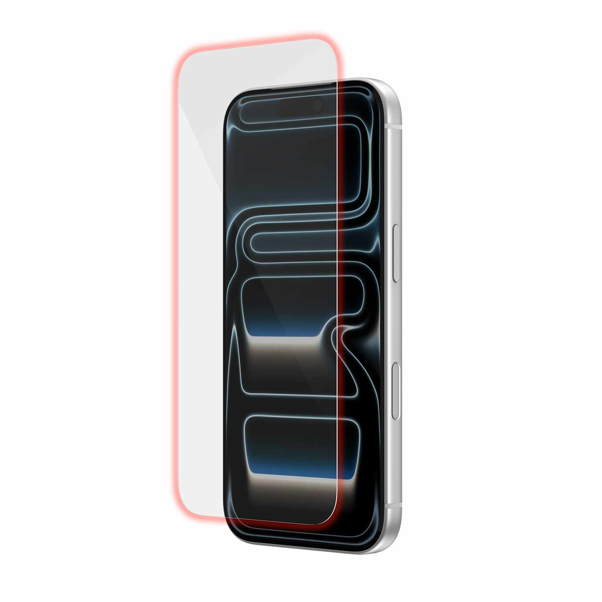 Belkin - Tempered Glass Red Light for iPhone 18 Pro/17 Pro