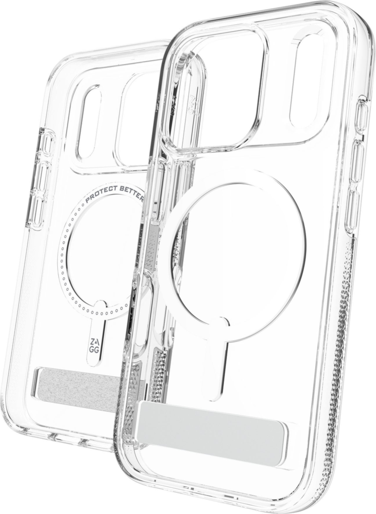 ZAGG - Crystal Palace Snap Case with Kickstand for Apple iPhone 17 Pro - Clear