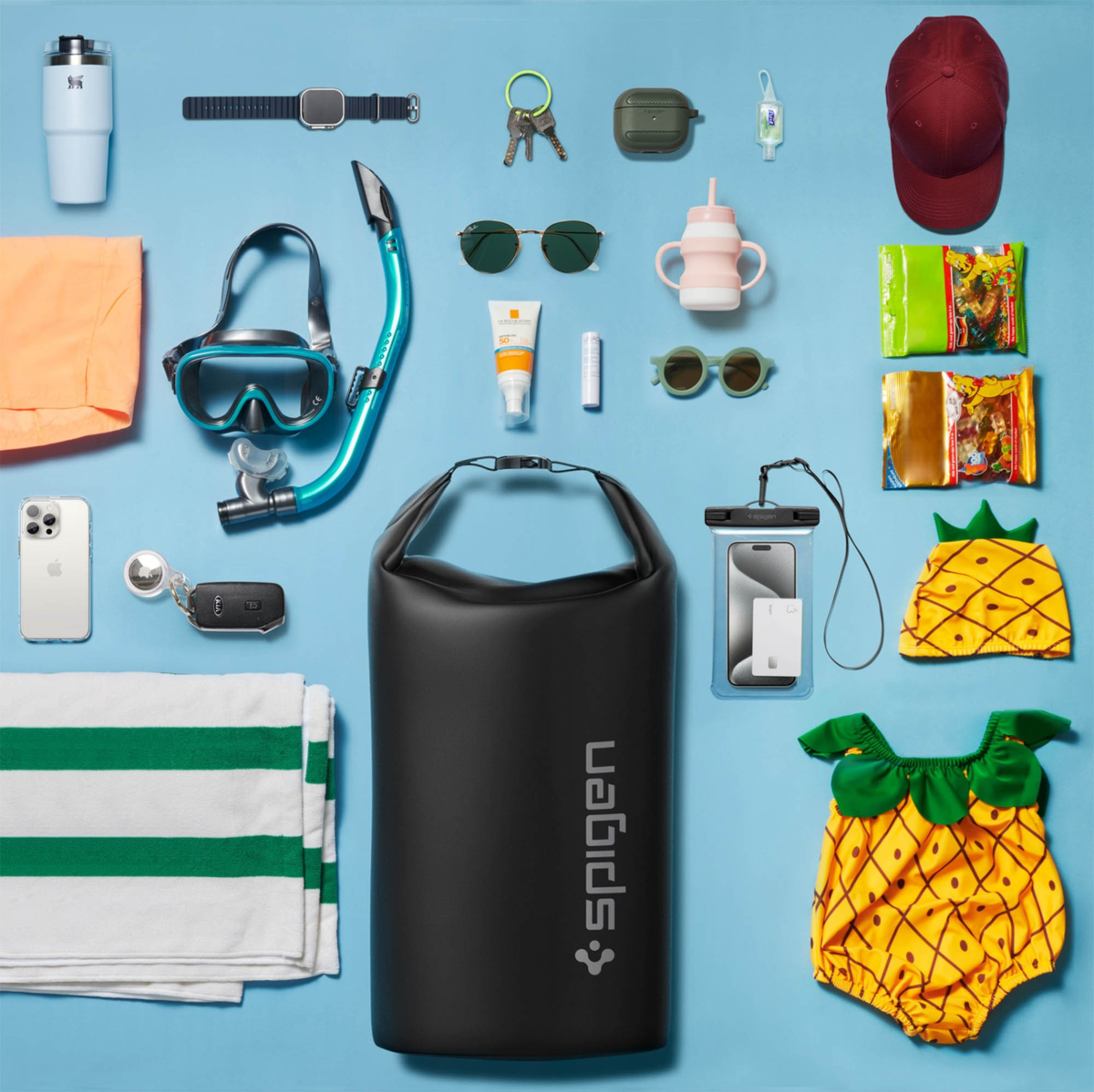 <p>Spigen AquaShield Waterproof Bag A631 delivers durable, high-capacity waterproof protection with a lightweight design, ideal for keeping essentials safe during outdoor and water activities.</p>