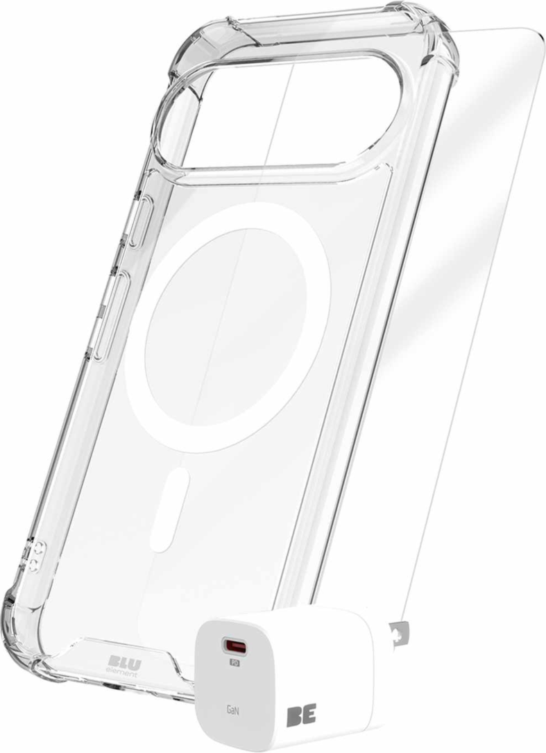 Blu Element - Ensemble de protection totale, transparent, pour Google Pixel 11 Pro