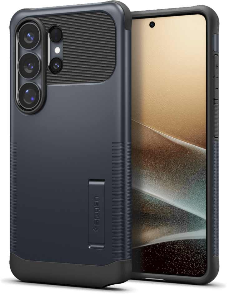 Spigen - Étui Slim Armor avec aimants, finition Metal Slate, pour Samsung Galaxy S26 Ultra