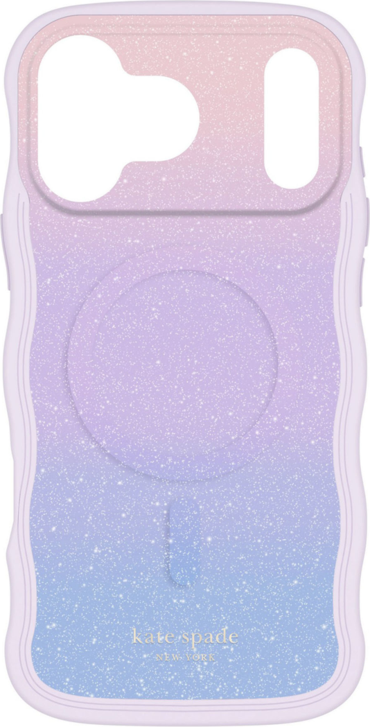 Kate Spade - Wavy MagSafe Case Opal Glitter for iPhone 17 Pro Max